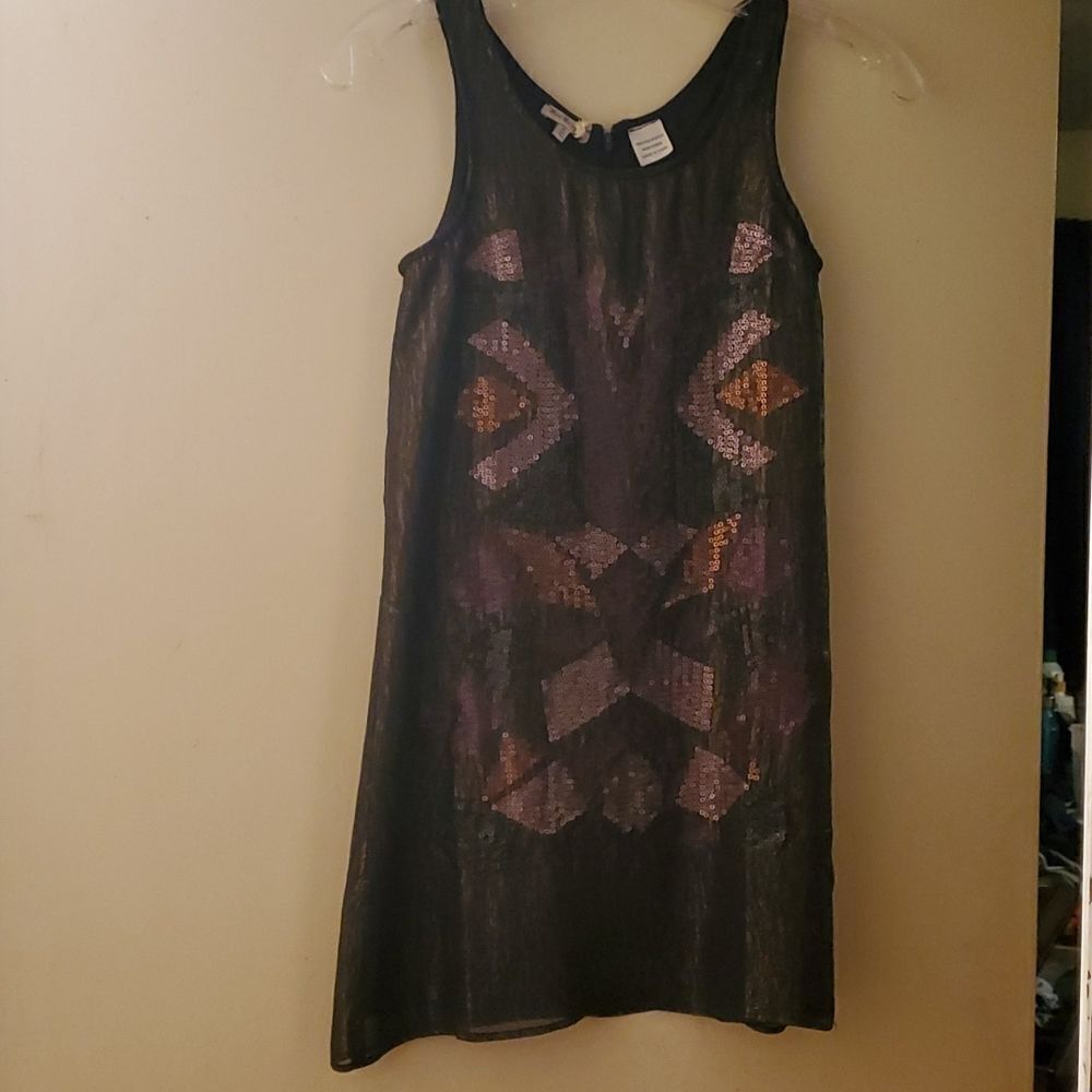 Miss me girls sequin tank top dress